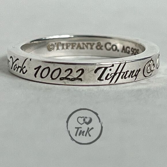 Rare & Retired - Tiffany & Co Notes Fifth Ave Ring - Size 5 - Picture 11 of 16